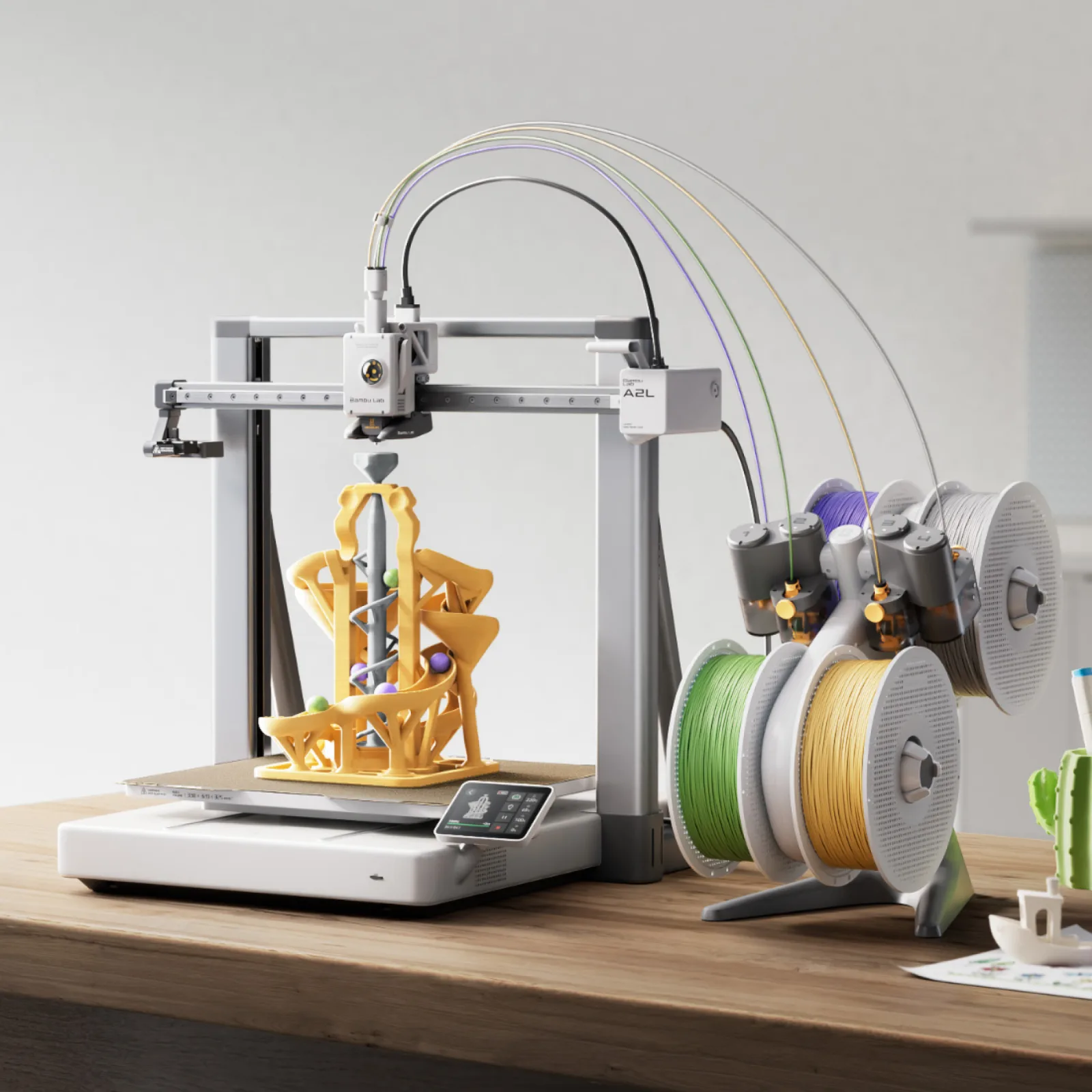 Bambu Lab A2L – veľkoformátová 3D tlačiareň